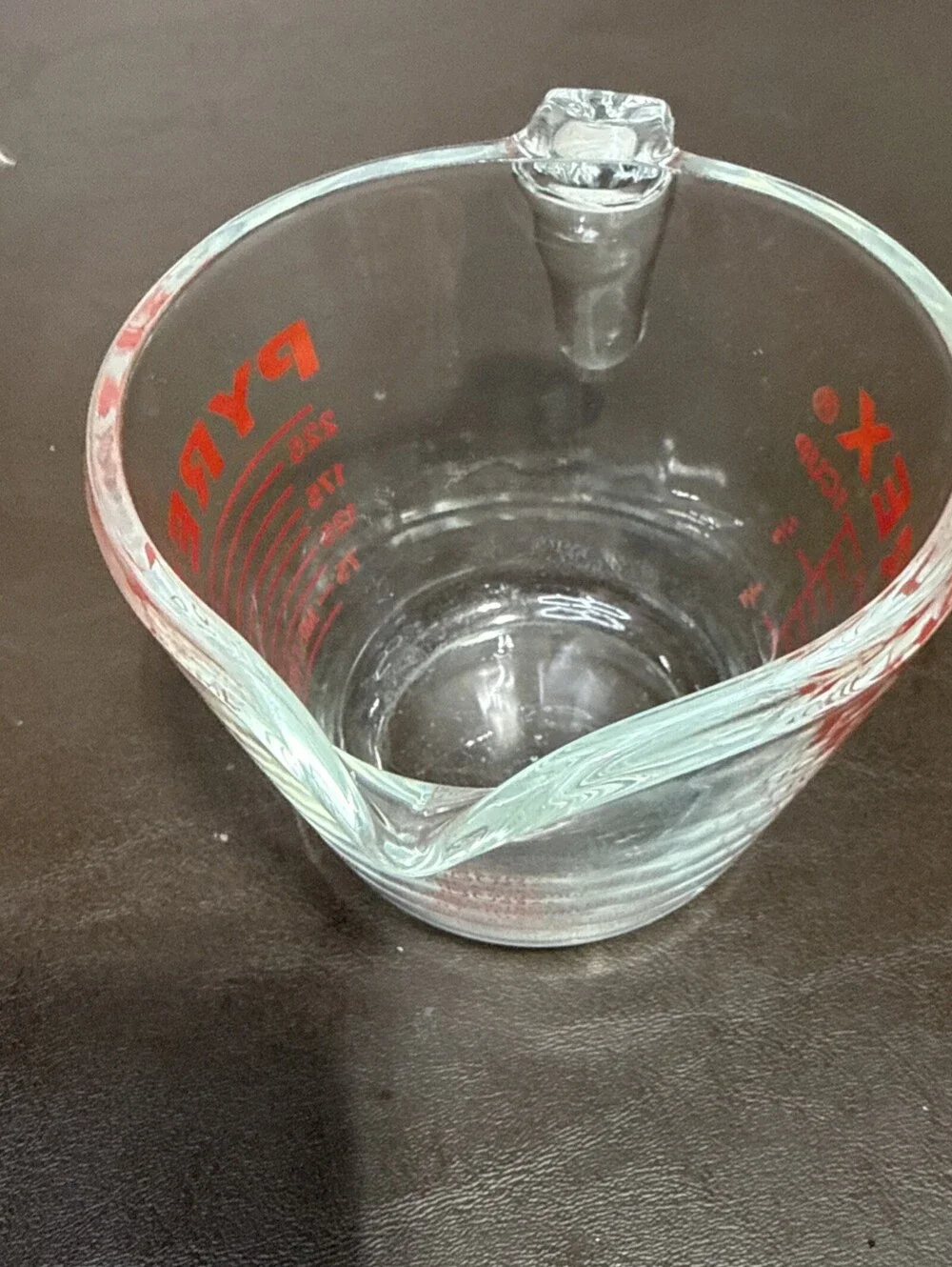PYREX Vintage Measuring 1 Cup Glass‎ 8oz RED Lettering USA Model 508 Corning NY